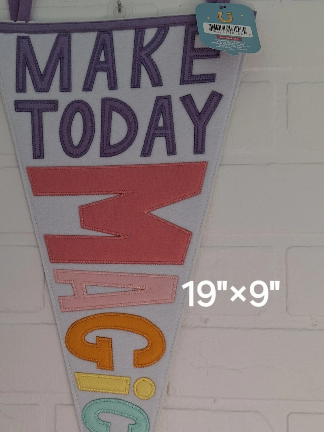Felt Pennant Wall Decor - Make Today Magical - photo 2
