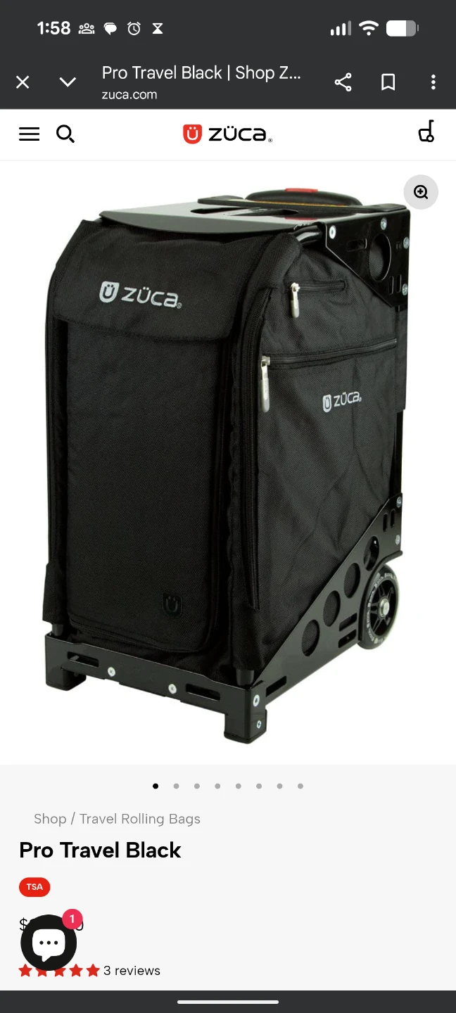 ZÜCA Pro Travel Rolling Bag - Black - photo 3