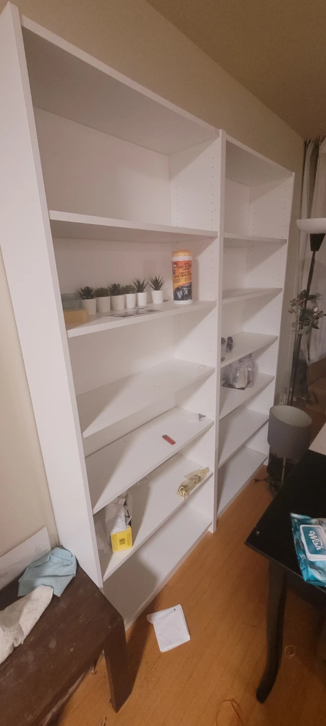 White Bookshelf