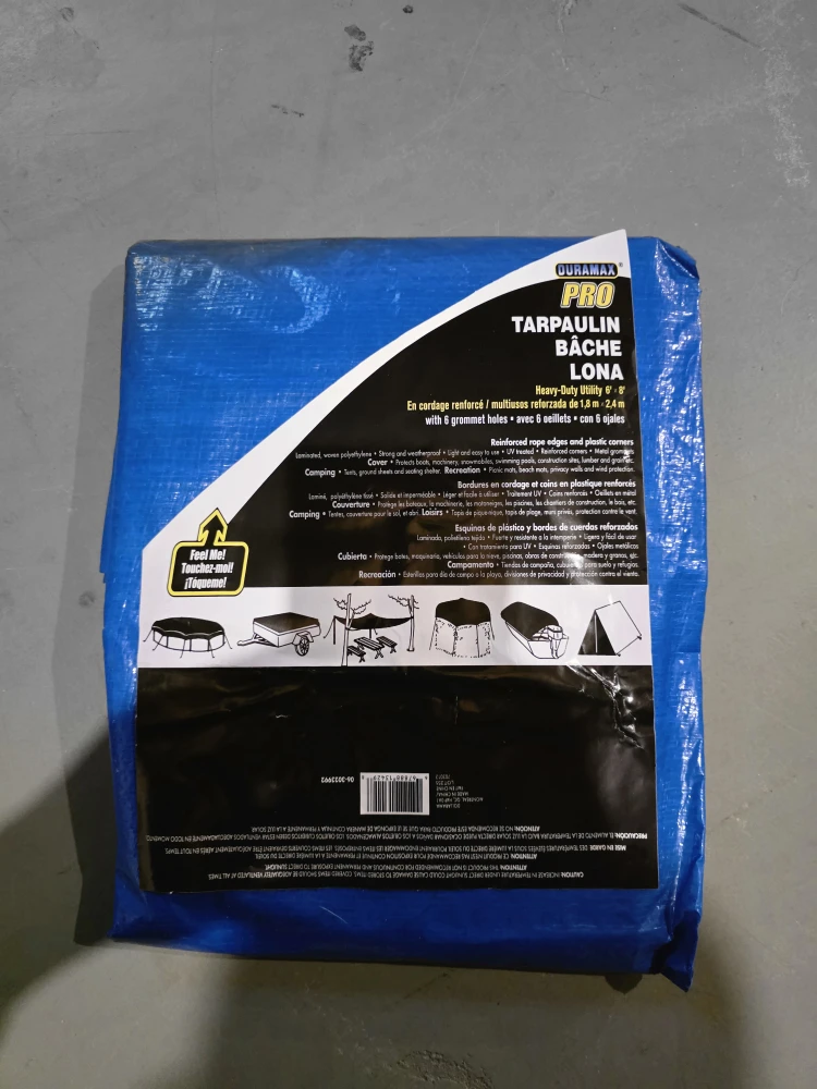 Duramax Pro Tarpaulin 6' x 8' - Heavy Duty