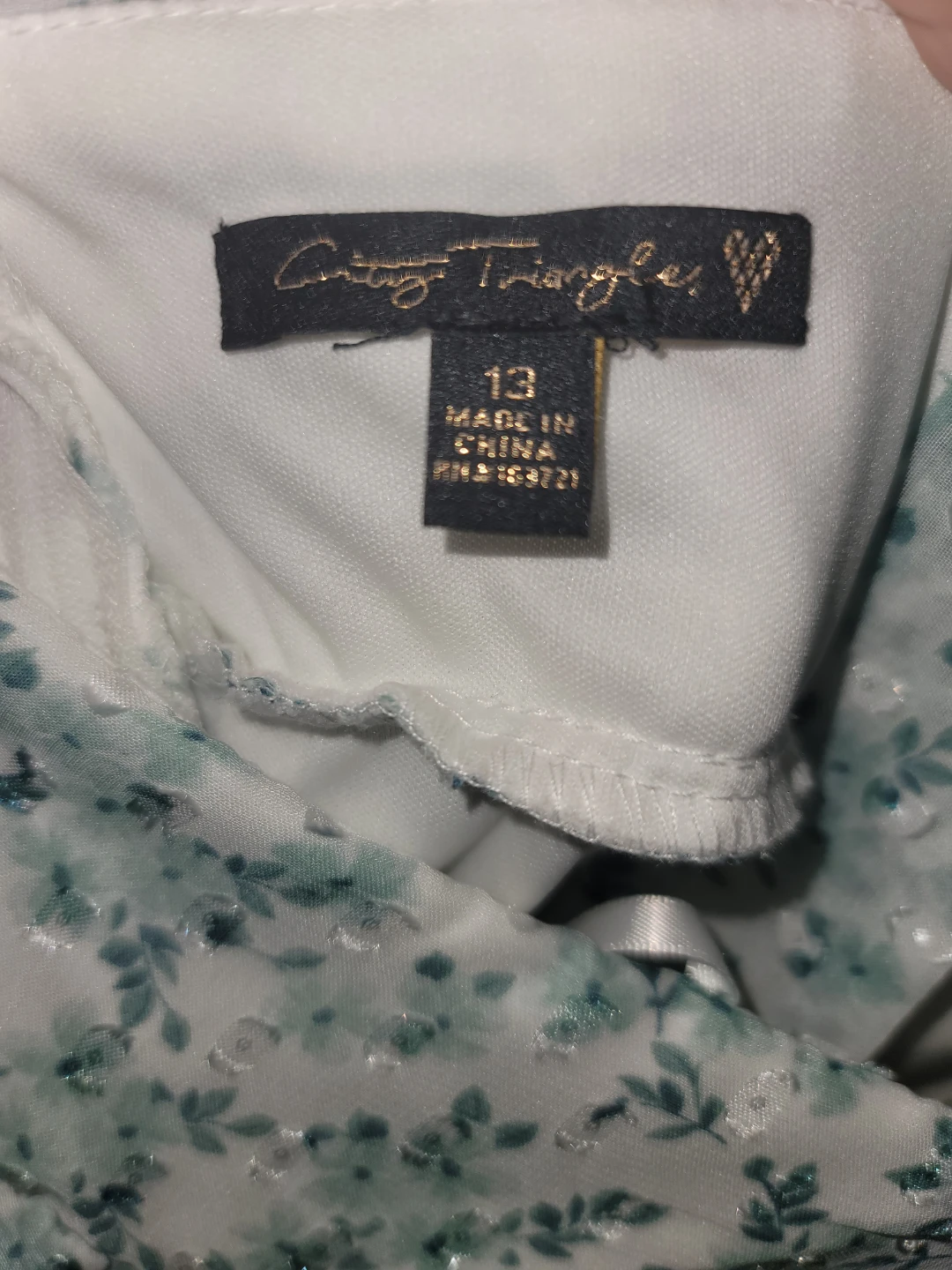 Floral Dress Y2k Spring Sz 13 NWT Cottage A-line Sweetheart - photo 2