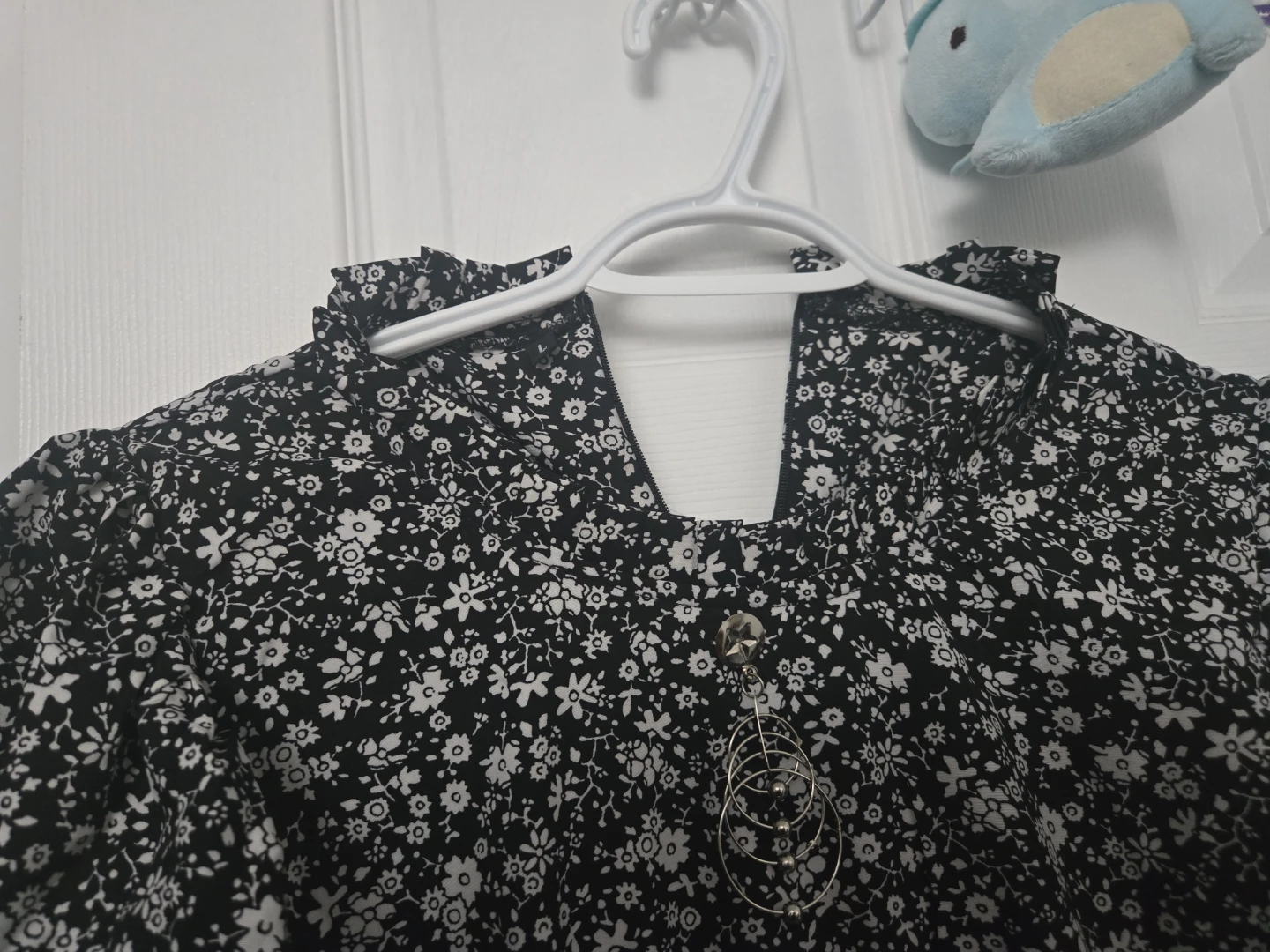 Brand new Black and white floral print dress - photo 2