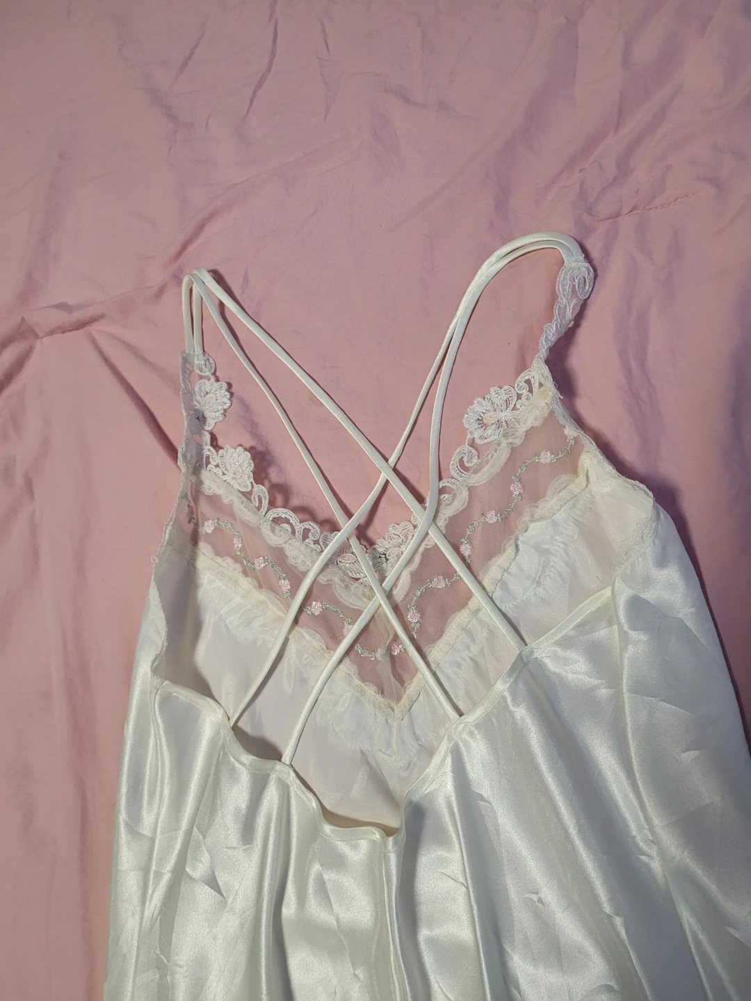 Vintage slip with details - photo 3