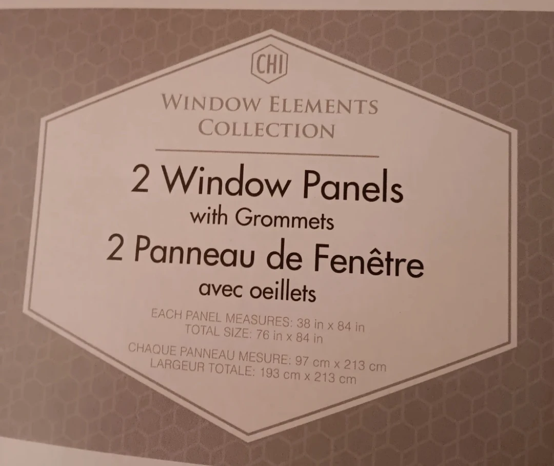 CHI Window Elements Collection - 2 Purple Window Panels - photo 3
