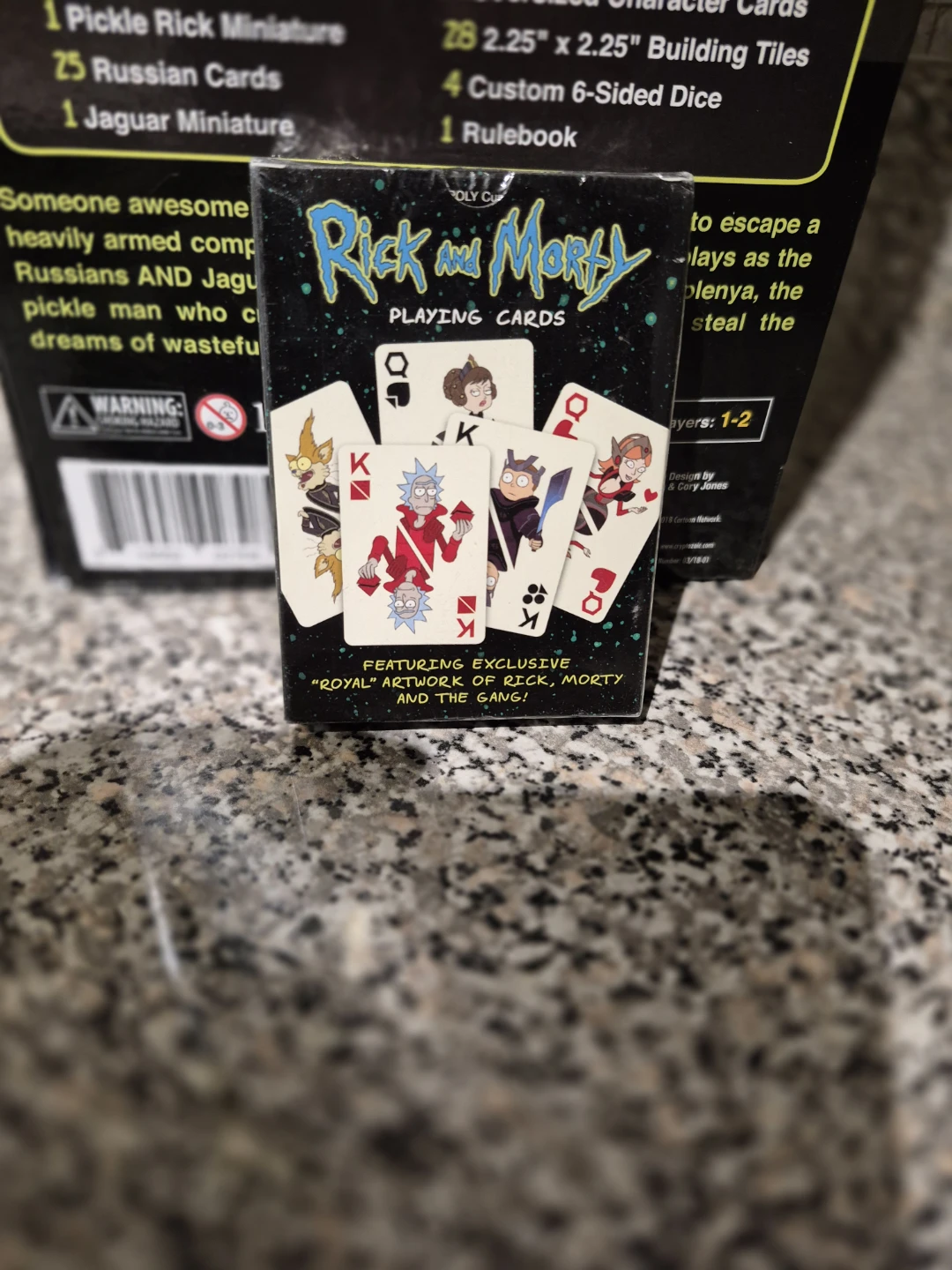 Rick and Morty Pickle Rick Figure & Card Game - photo 3