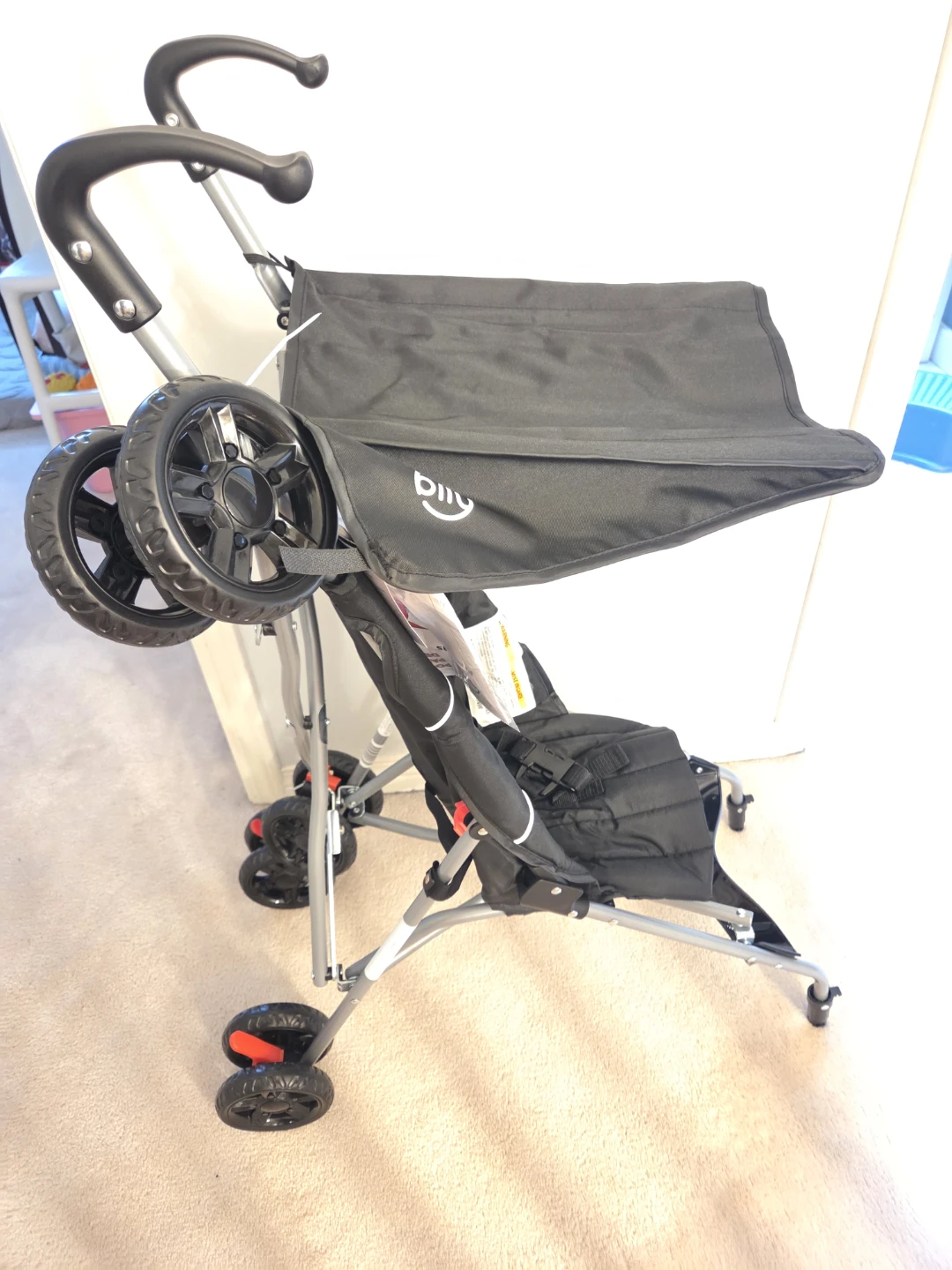 New Bily Deluxe Umbrella Stroller - Black