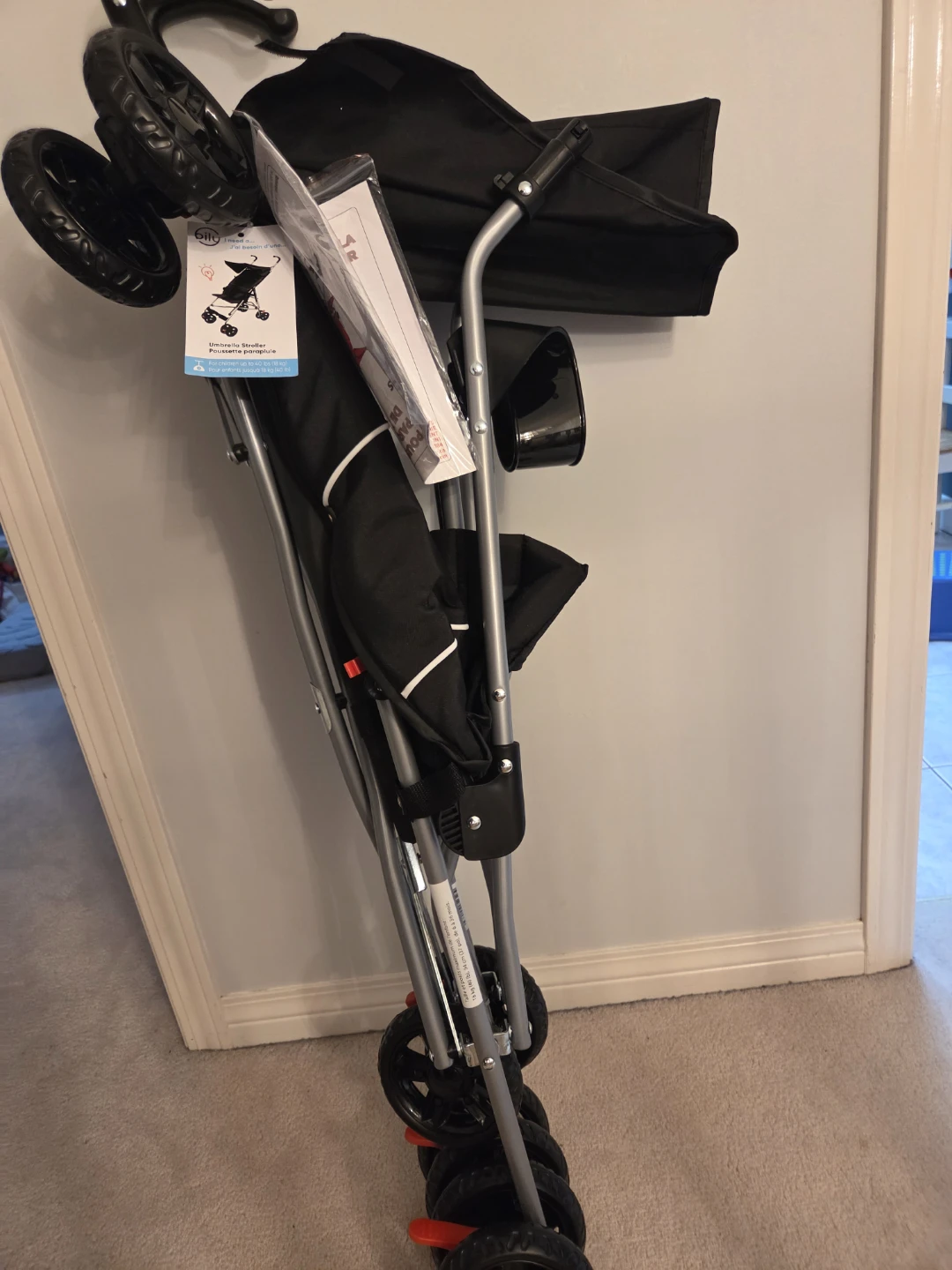 New Bily Deluxe Umbrella Stroller - Black - photo 2
