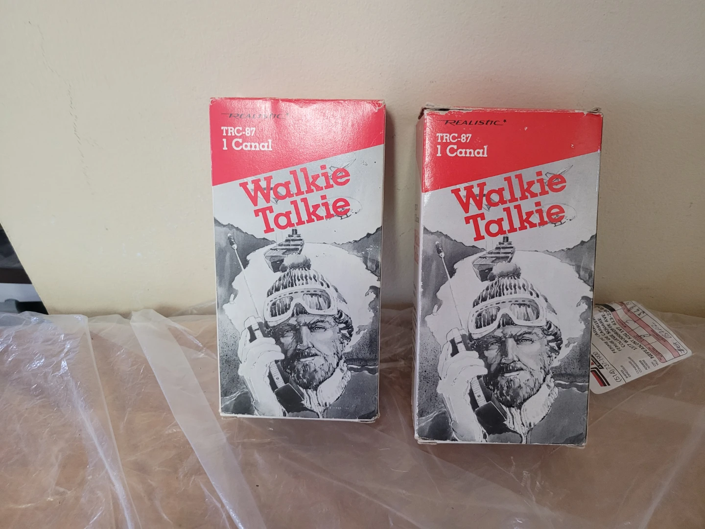Pair Vintage Realistic TRC-87 Walkie Talkie