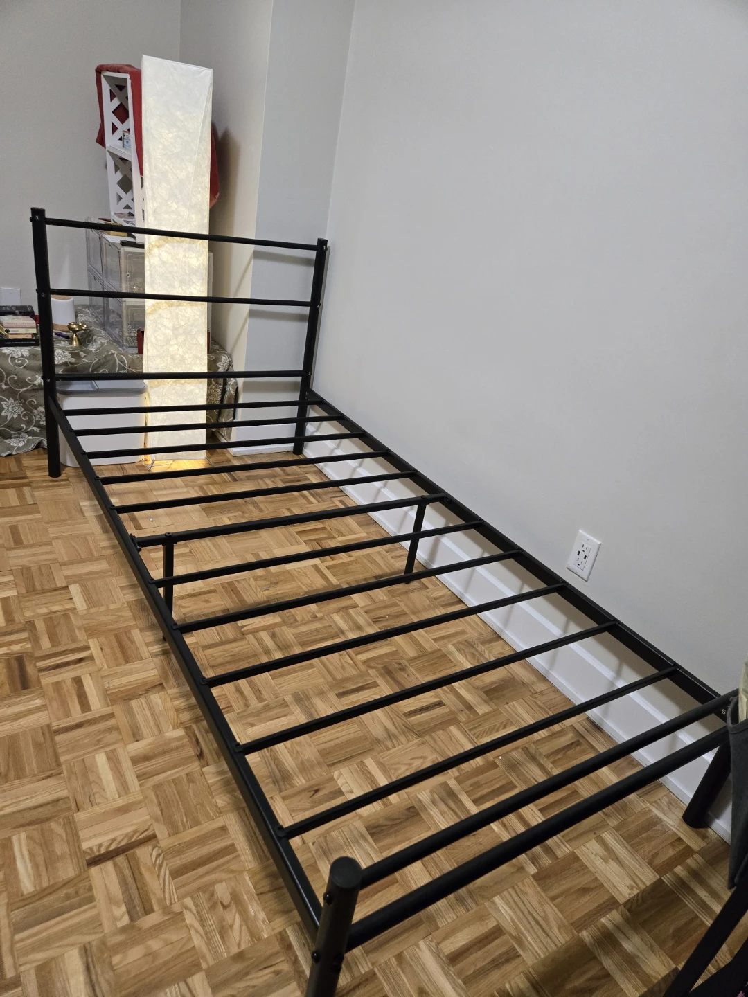 Black Metal Twin Bed Frame