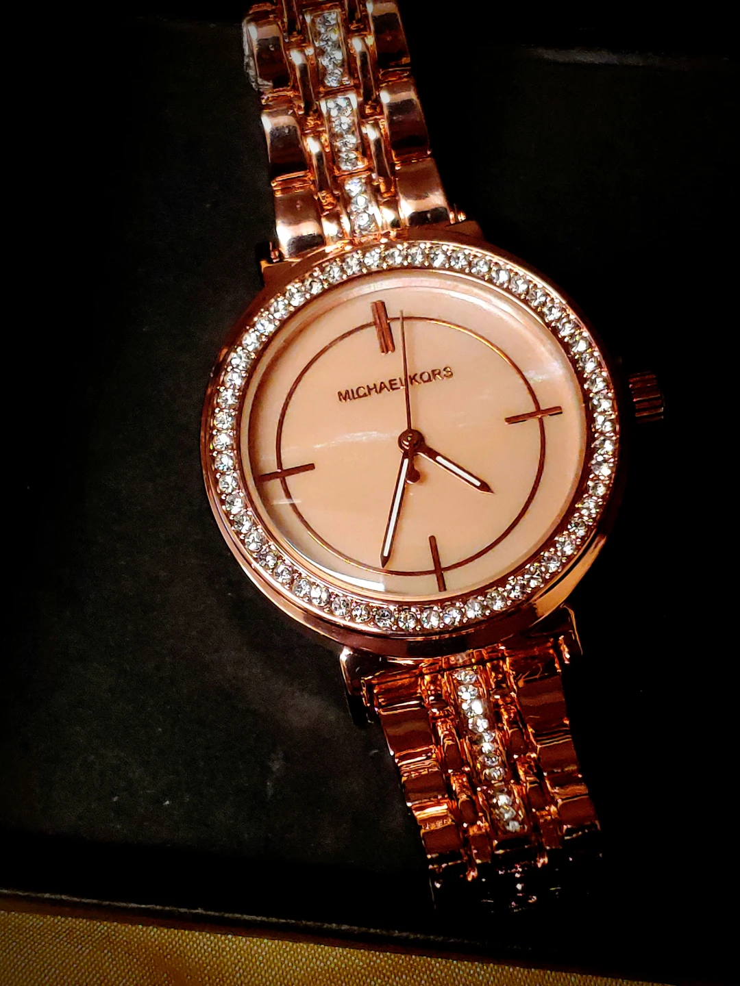 Fashion lady Watch**Rose Gold Tones Watch with Necklace Bracelet