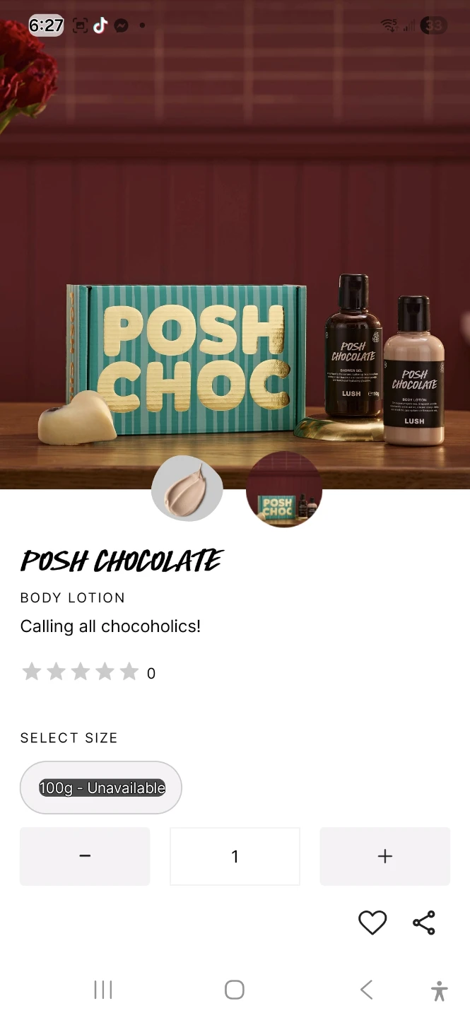 Lush Posh Chocolate Body Lotion 100g
