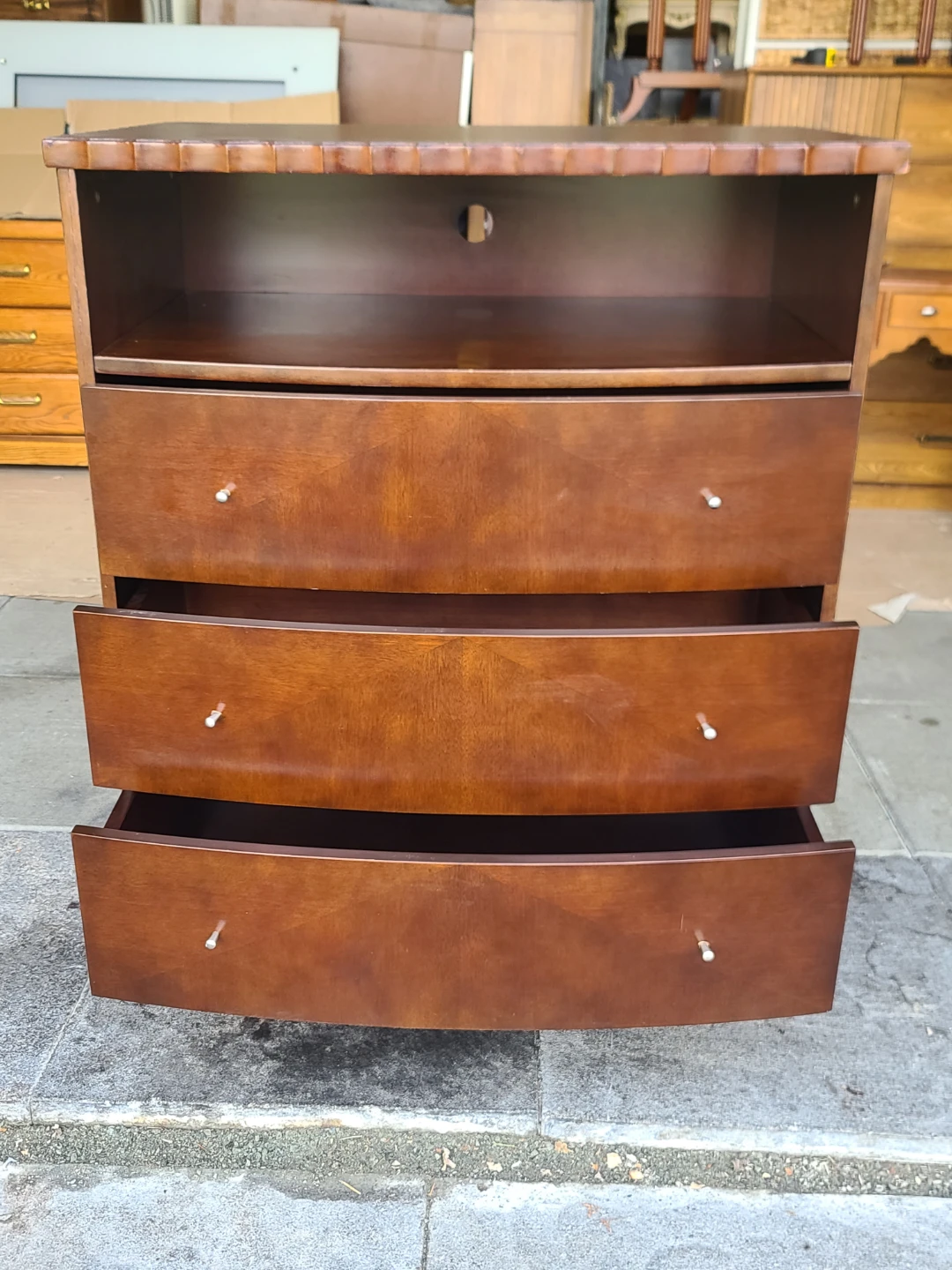 Wooden Dresser with 3 Drawers - photo 2
