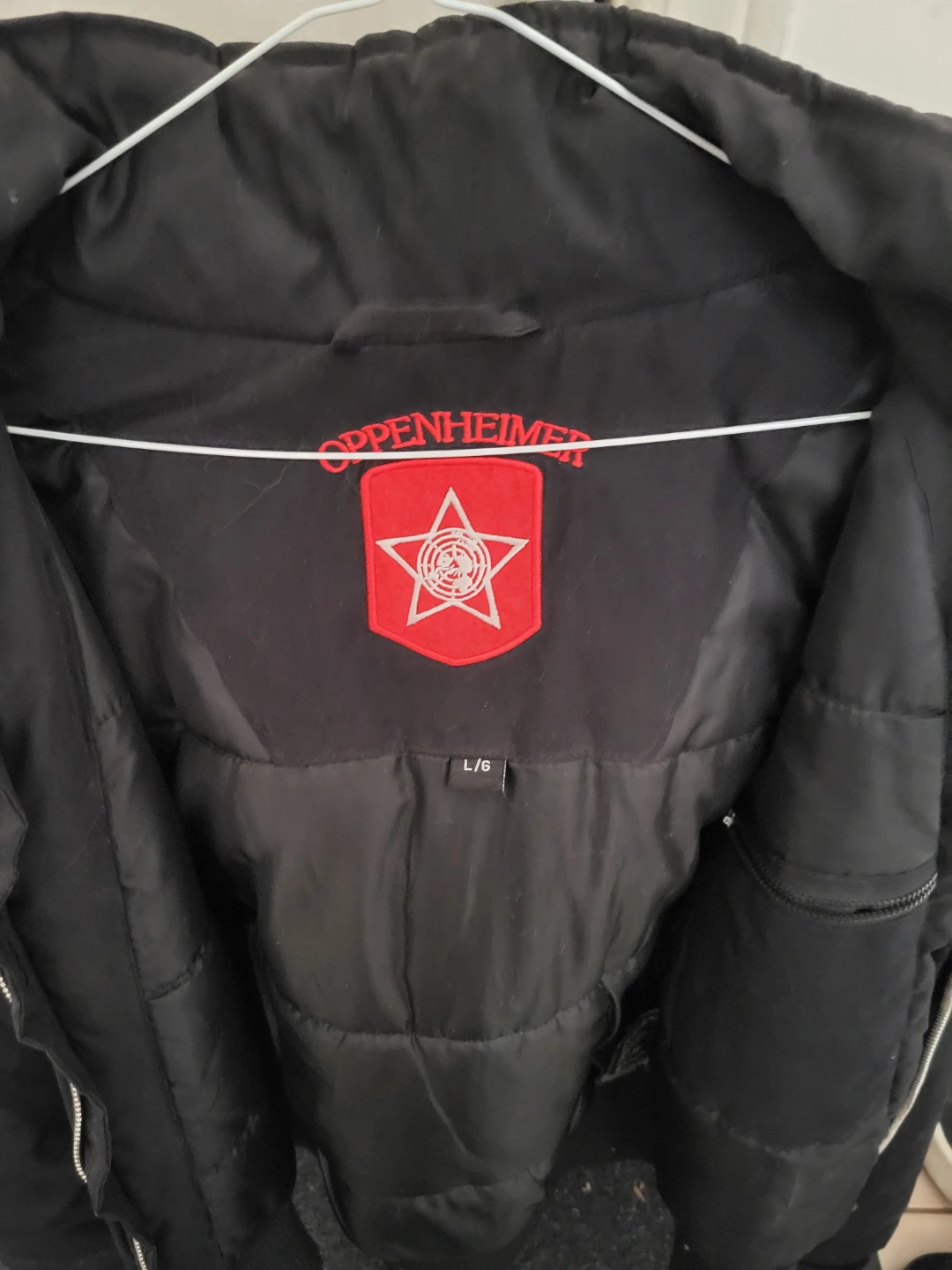 Oppenheimer Black Parka Jacket with Fur Hood - photo 2