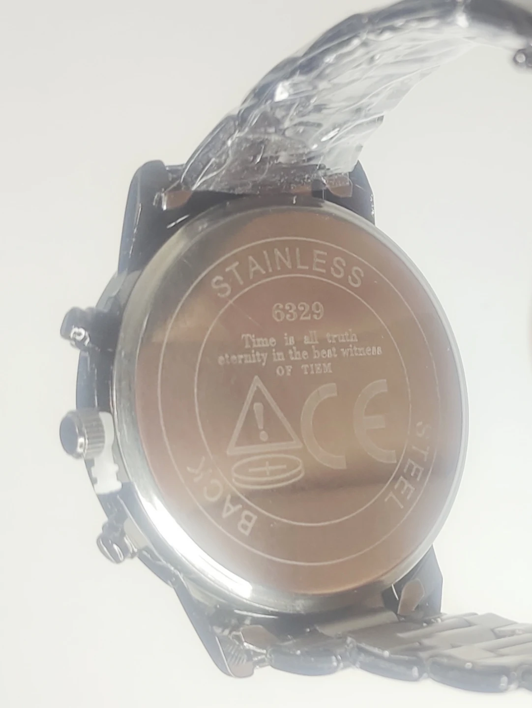 Geneva Black Stainless Steel Watch - photo 2