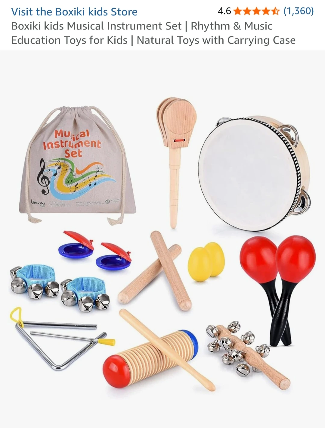 Boxiki kids Musical Instrument Set | Rhythm & Music Education... - photo 3