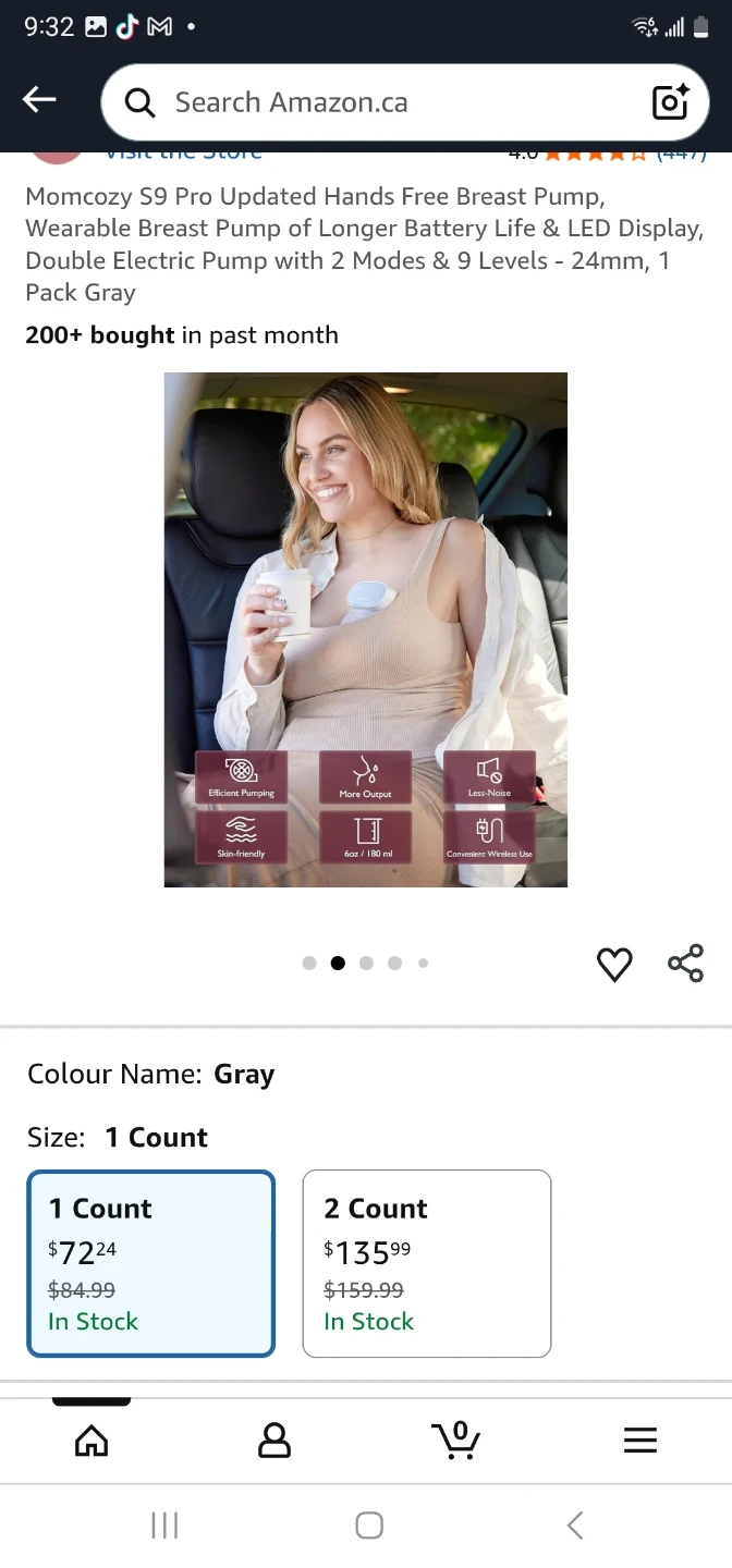 New Momcozy S9 Pro Wearable Breast Pump - photo 4