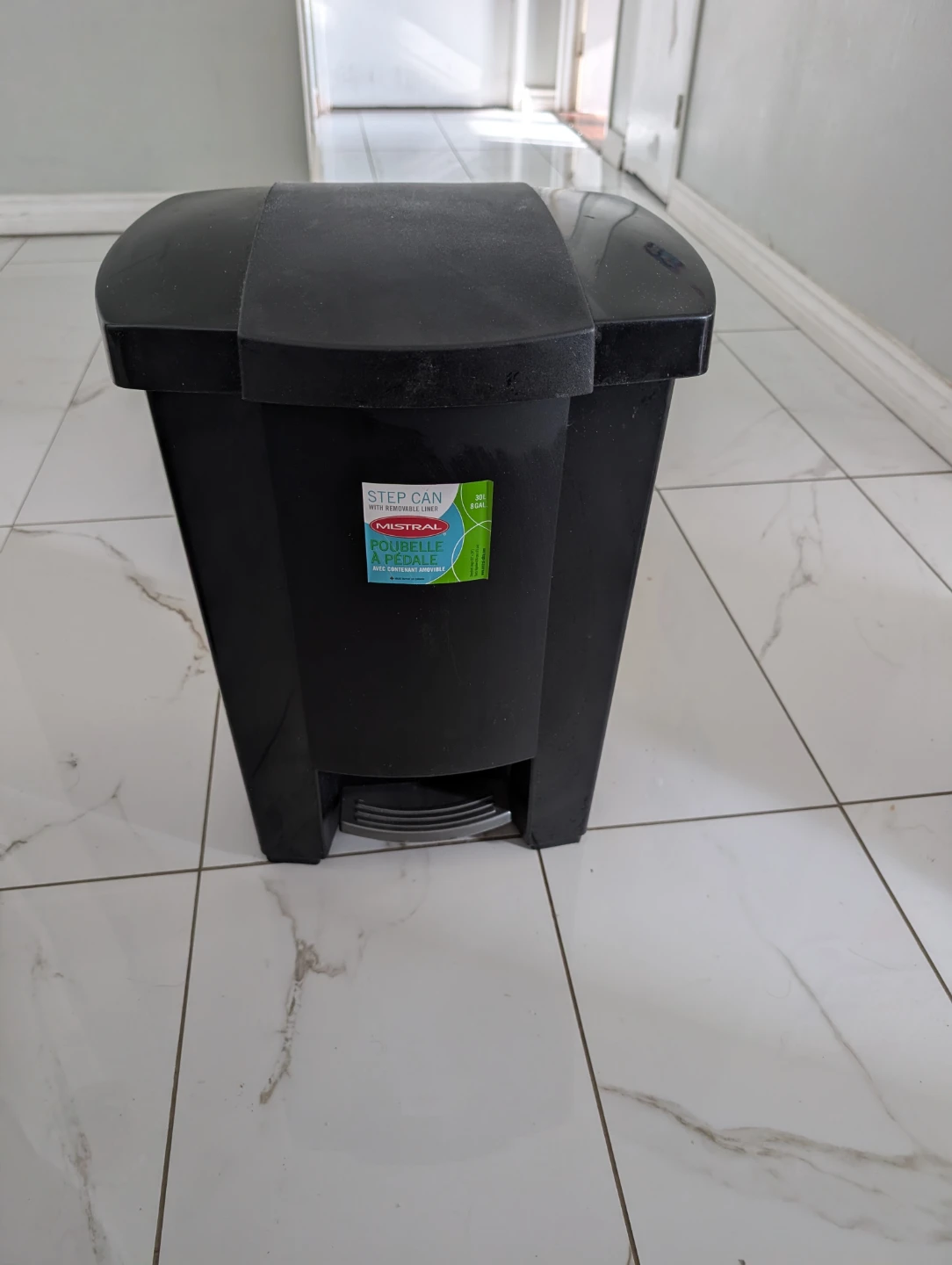 Mistral Step Can - Black Pedal Bin - photo 2