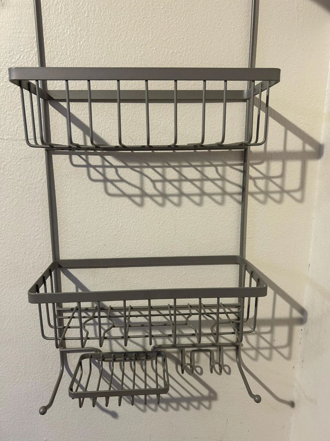 Gray Over the Shower Head Caddy - photo 2