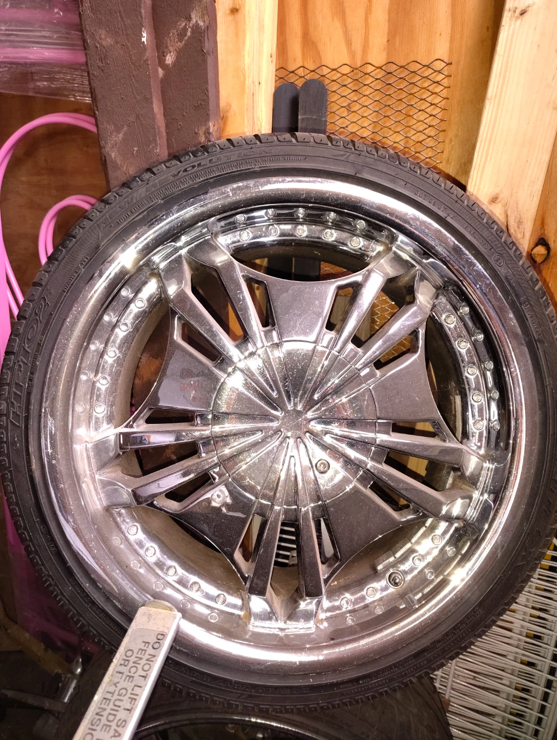 4 tires chrome alloy Rims - photo 2