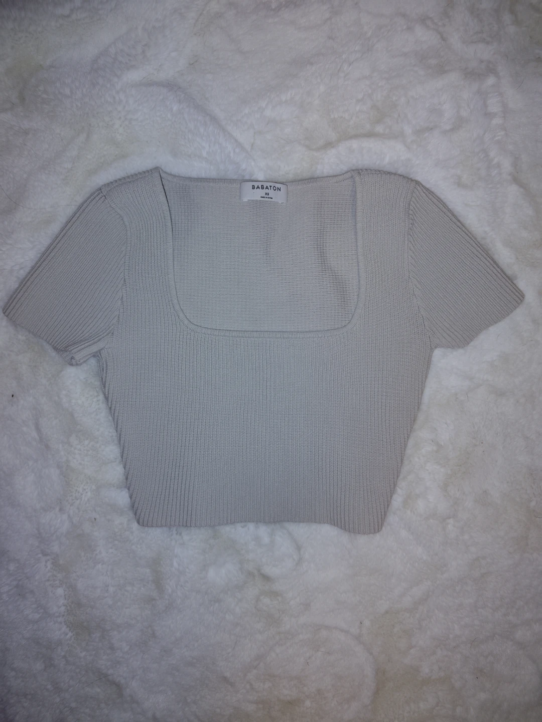 Aritzia Babaton Sculpt Knit Squareneck Top - XS - photo 2