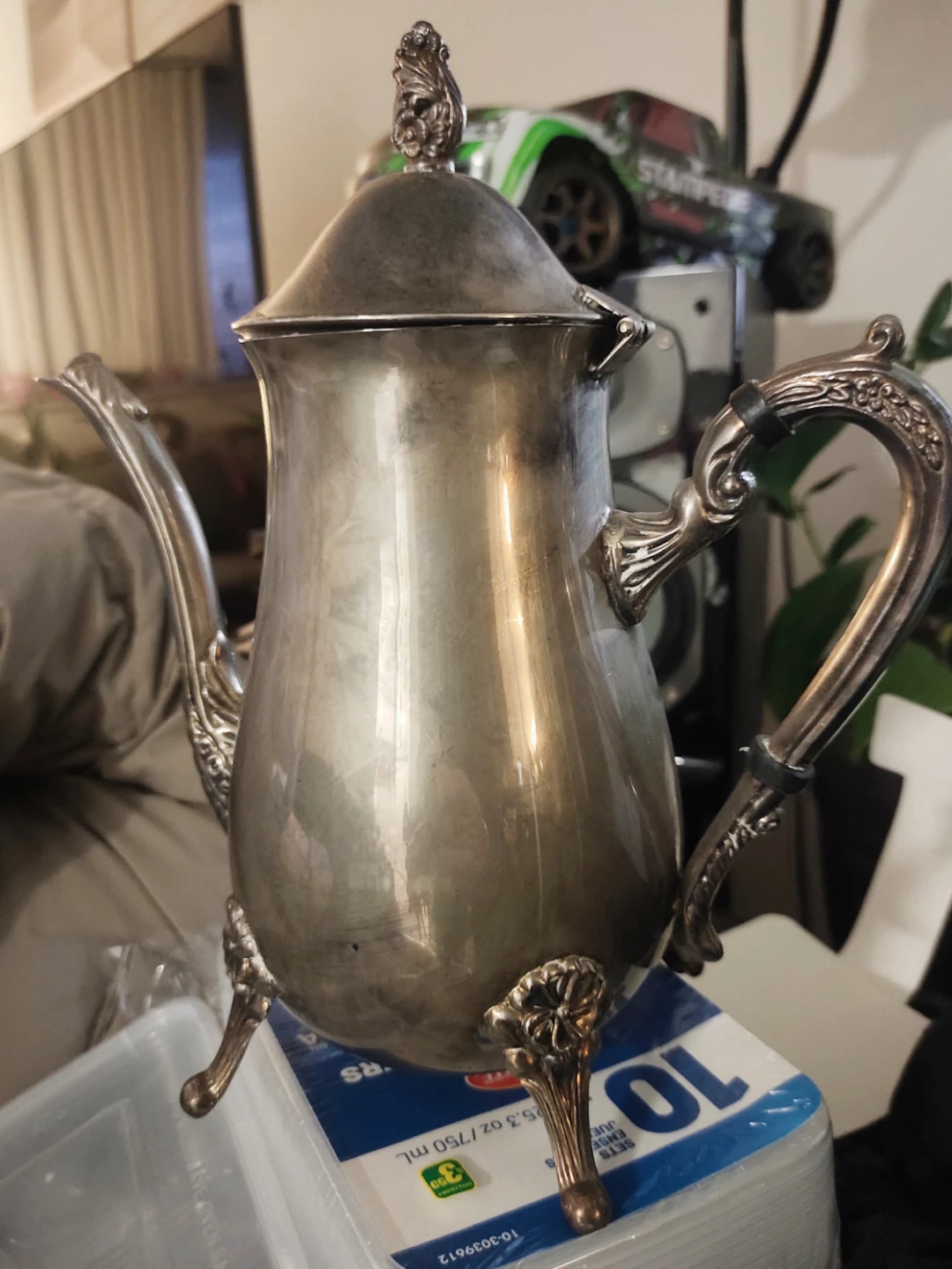 Vintage Silver-Plated Coffee or Tea Pot