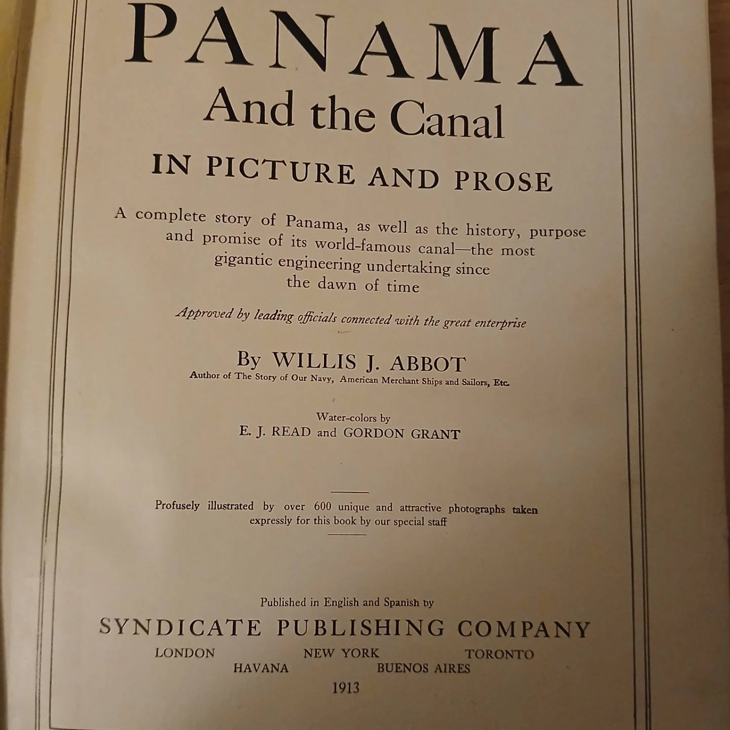 Panama and the Canal Book by Willis J. Abbot - photo 2
