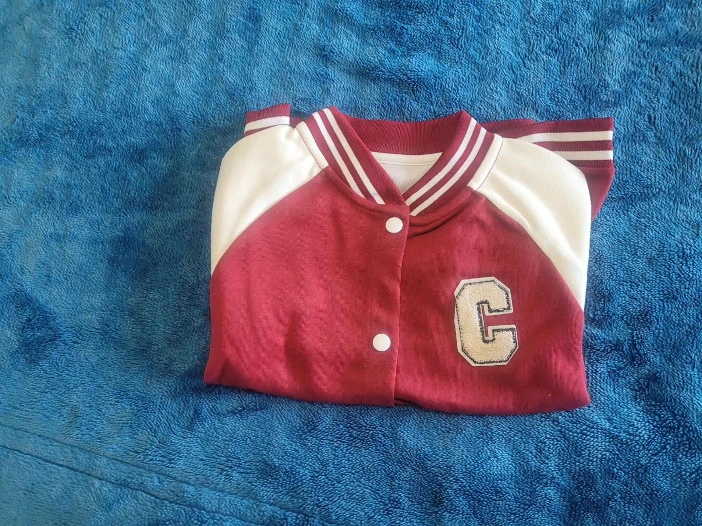 Kids Varsity Jacket with Letter C