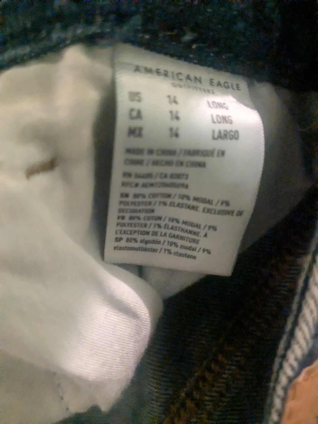 American Eagle Curvy Mom Jeans Size 14 Long - photo 3