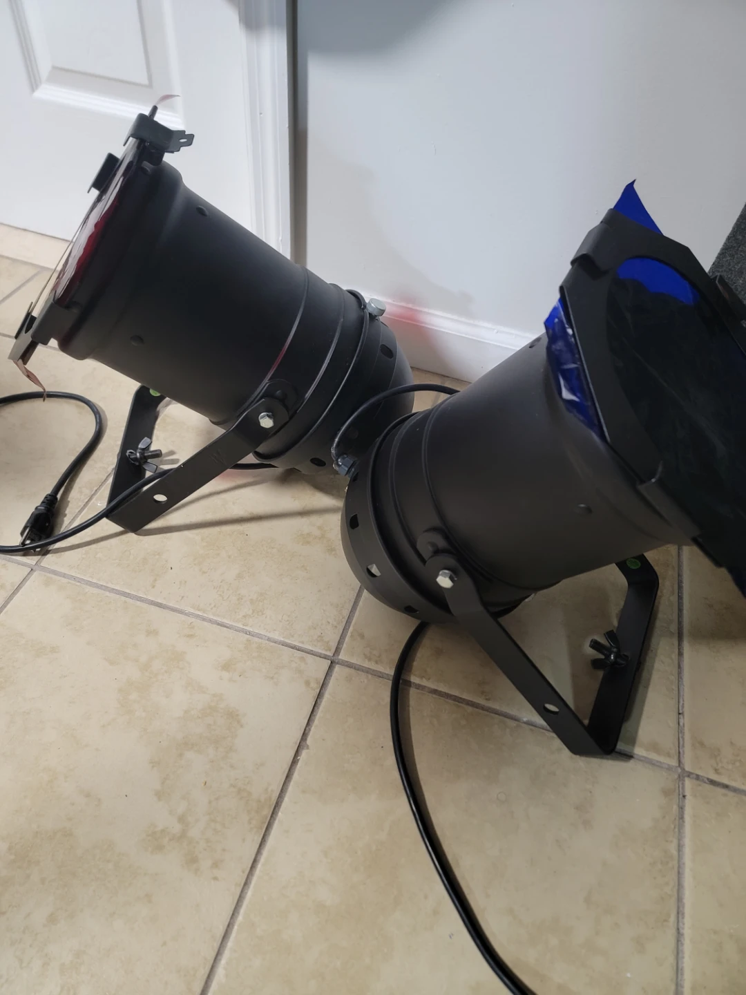 PAR Stage Lights - Red and Blue - photo 2
