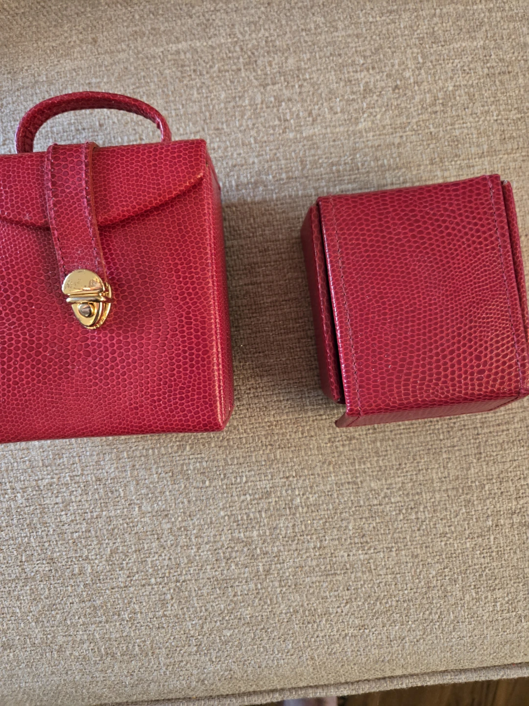 Red Jewelry Box Set