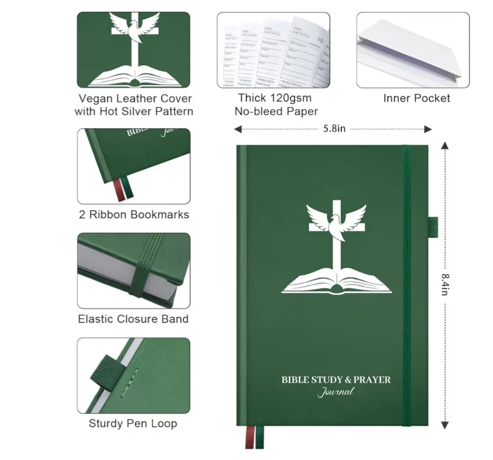 BIBLE STUDY & PRAYER  Bible Journal Christian Planner - photo 2
