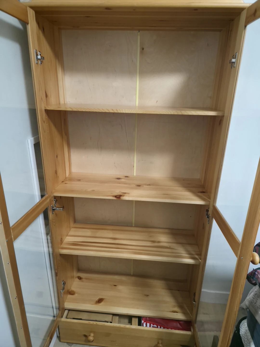 Wooden Display Cabinet with Glass Doors - photo 3