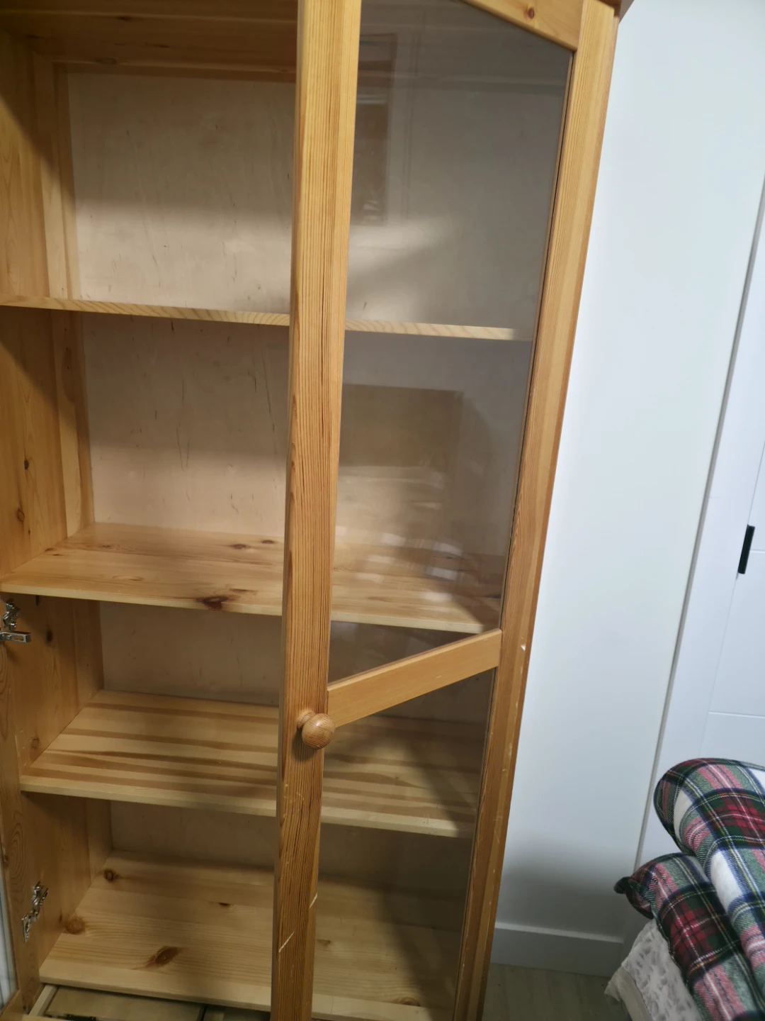 Wooden Display Cabinet with Glass Doors - photo 4
