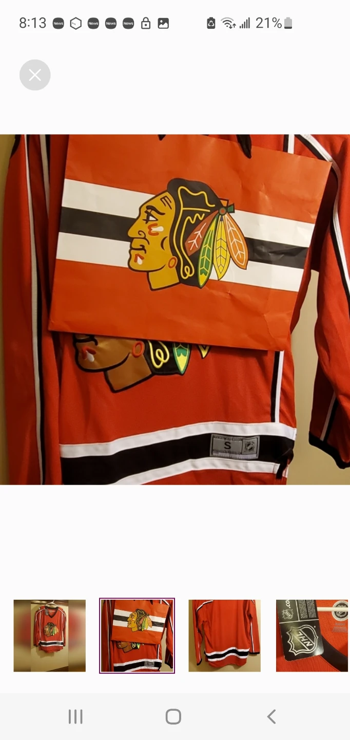 NWT Chicago Blackhawks Jersey - Size S - photo 2