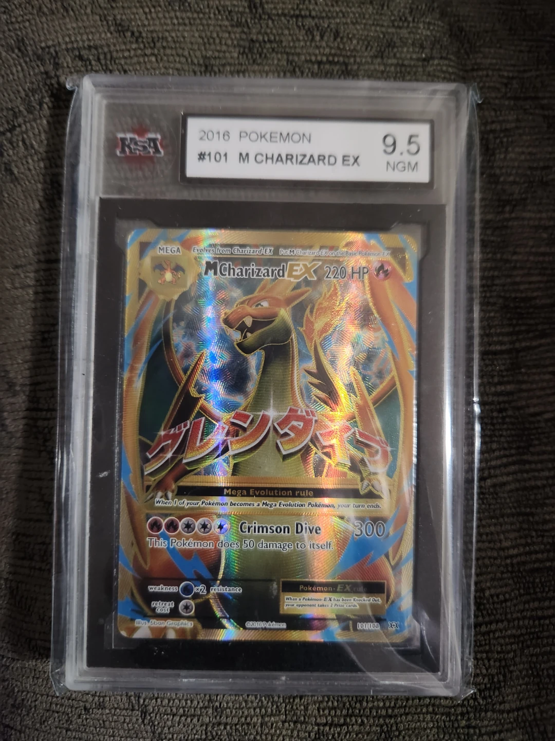 2016 Pokemon M Charizard EX #101 Trading Card