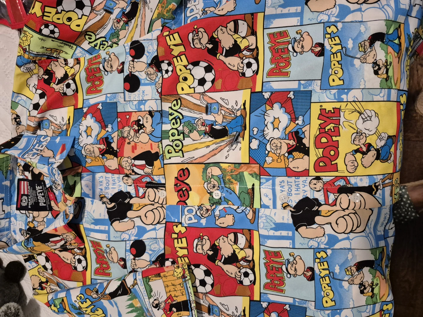 Phat Farm x Popeye Button Up Shirt - L - photo 2