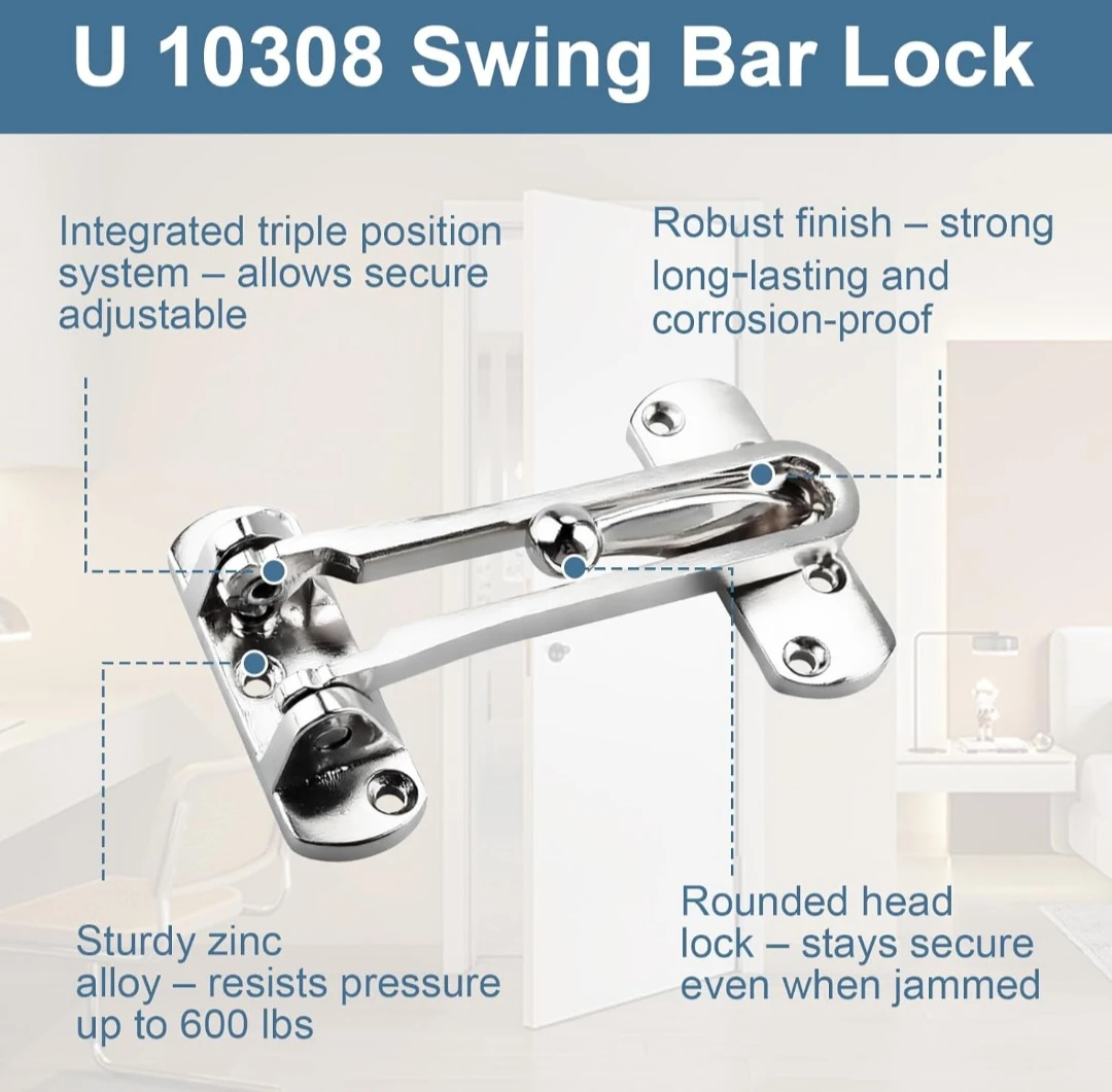 Defender Security U-10308 Swing Bar Lock - photo 3