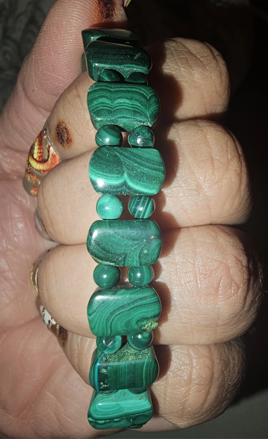 Malachite Gemstone Bracelet