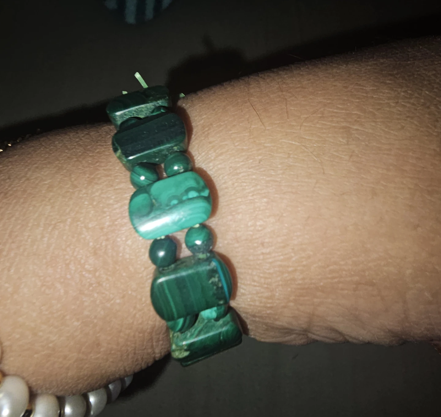 Malachite Gemstone Bracelet - photo 4