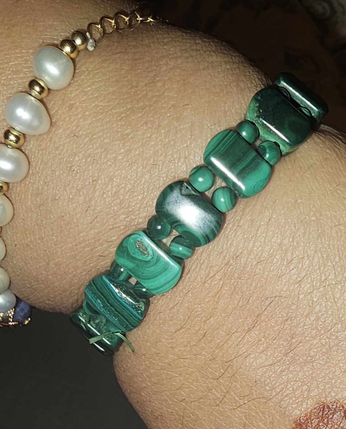 Malachite Gemstone Bracelet - photo 5