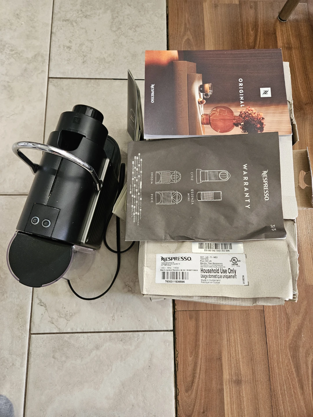 Nespresso Pixie Espresso Machine - photo 5