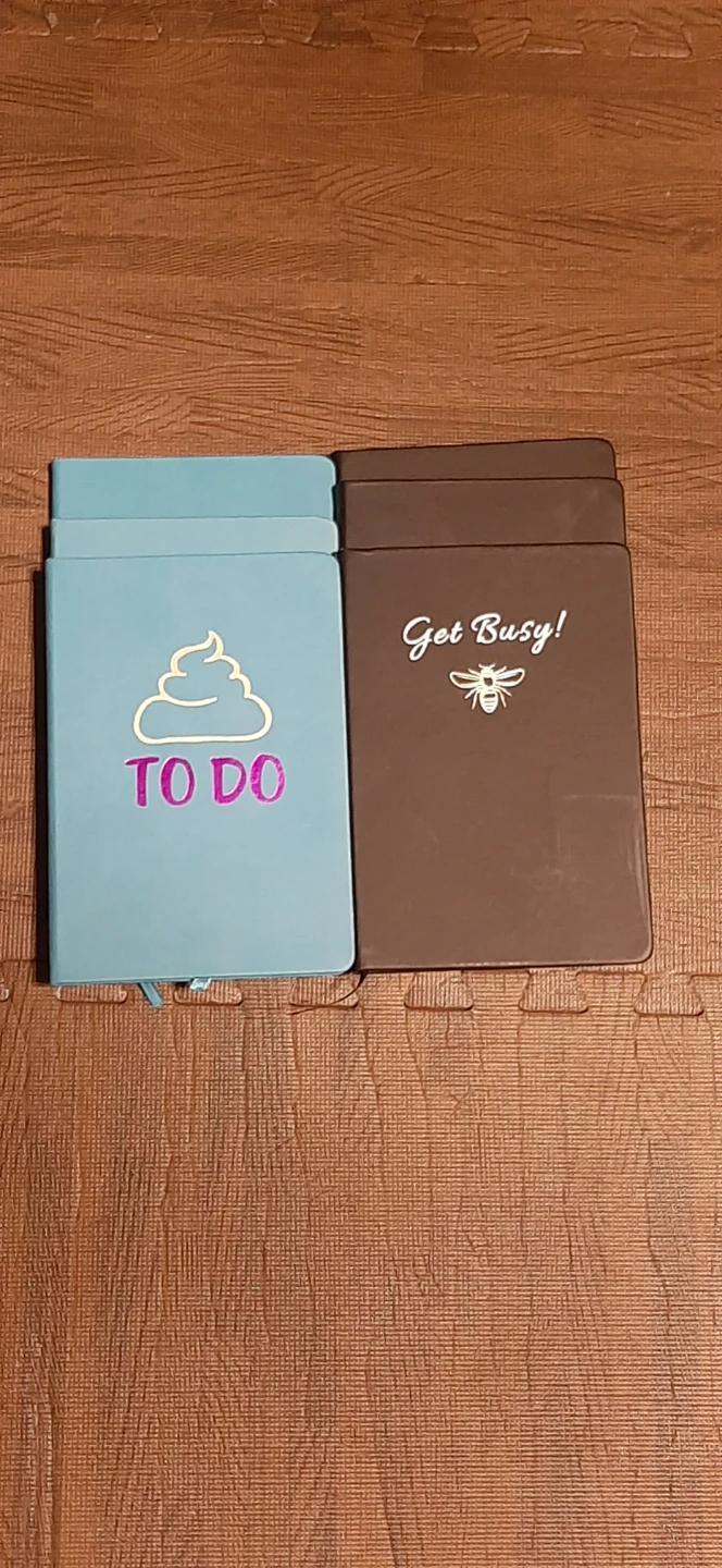 Set of 2 Notebooks - "TO DO" and "Get Busy!"