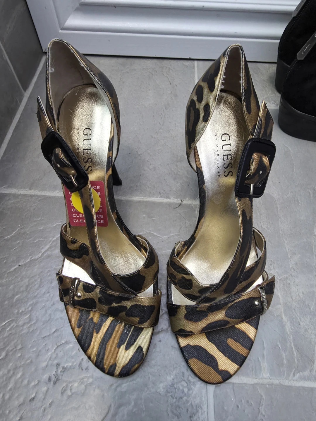 Guess Leopard Print Heels - Size 6
