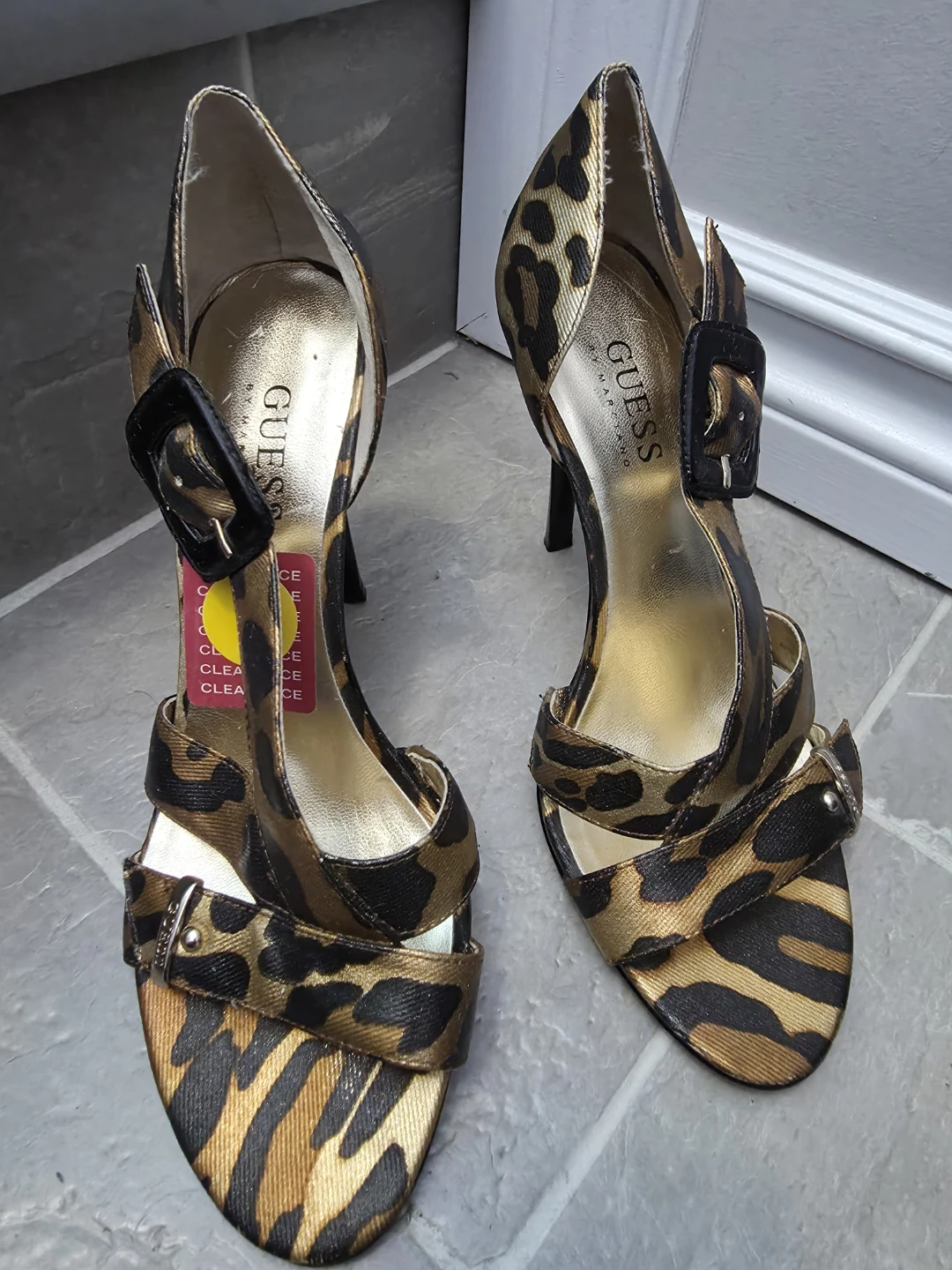 Guess Leopard Print Heels - Size 6 - photo 4