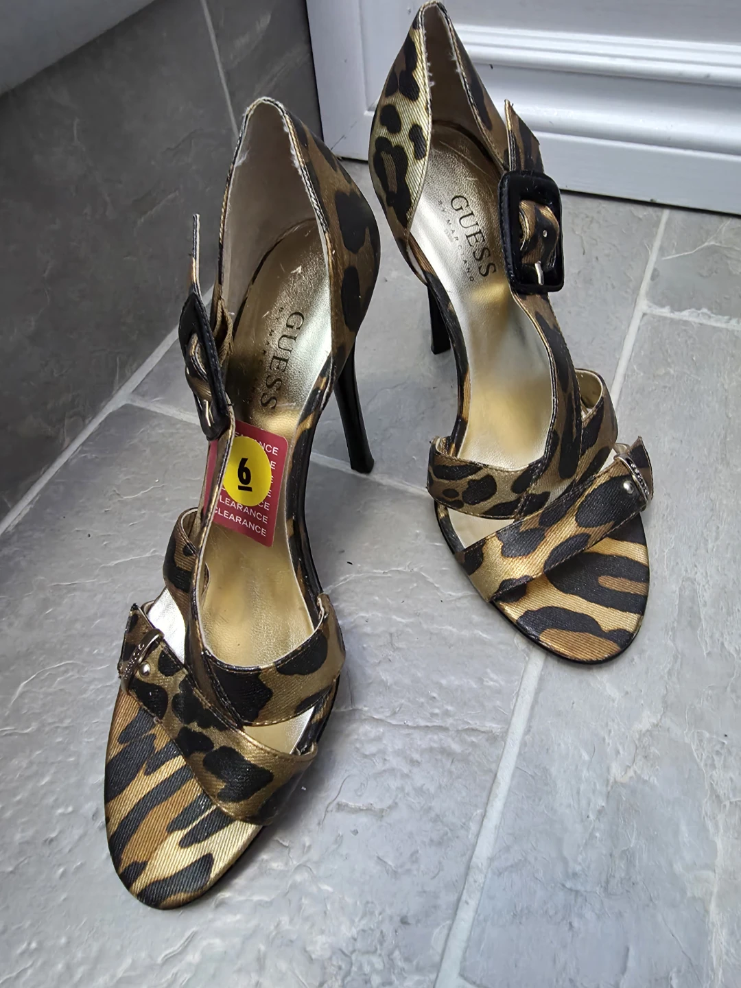Guess Leopard Print Heels - Size 6 - photo 5