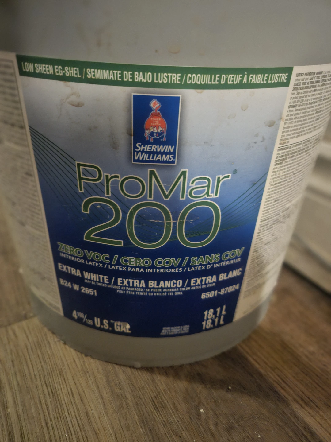Sherwin Williams ProMar 200 Extra White Interior Latex Paint