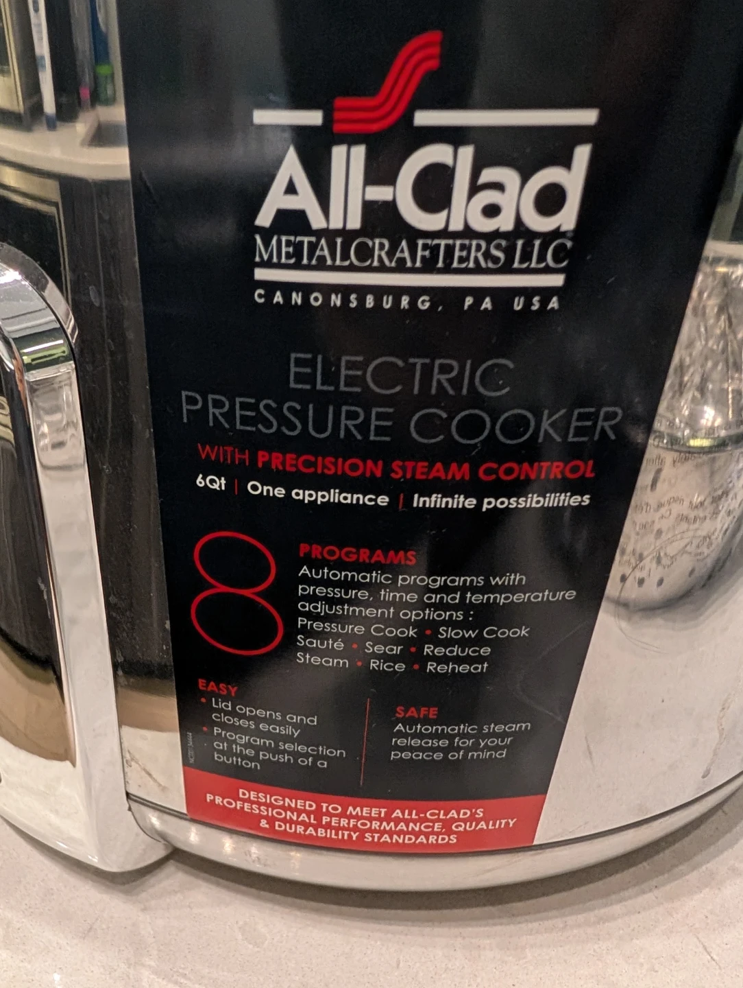 All-Clad 6Qt Electric Pressure Cooker