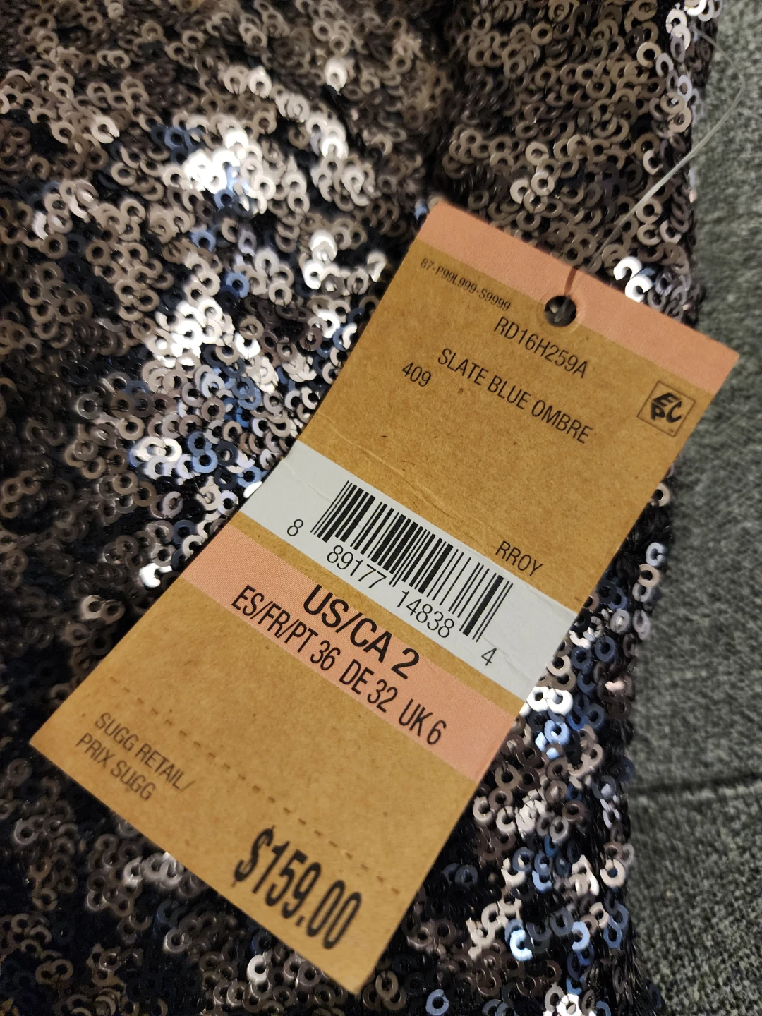Rachel Roy Sequin Dress - Size 2 - photo 3