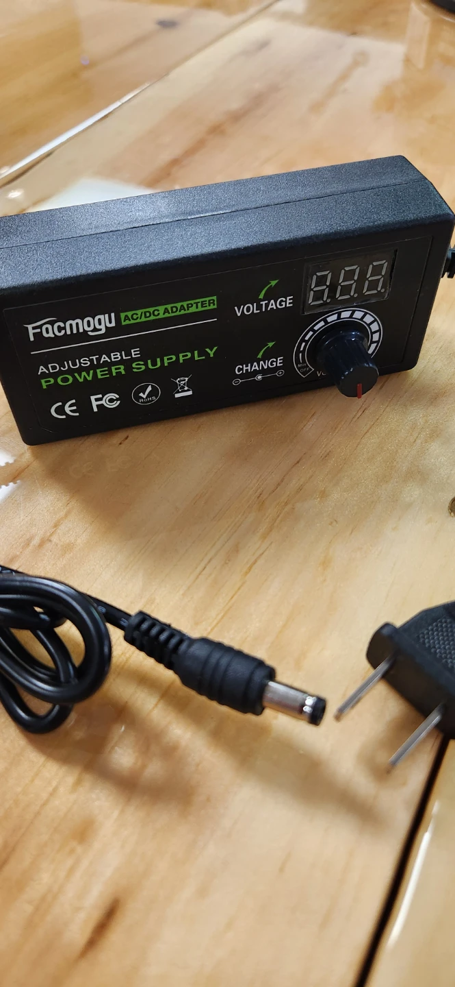 Facmogu Adjustable Power Supply AC/DC Adapter