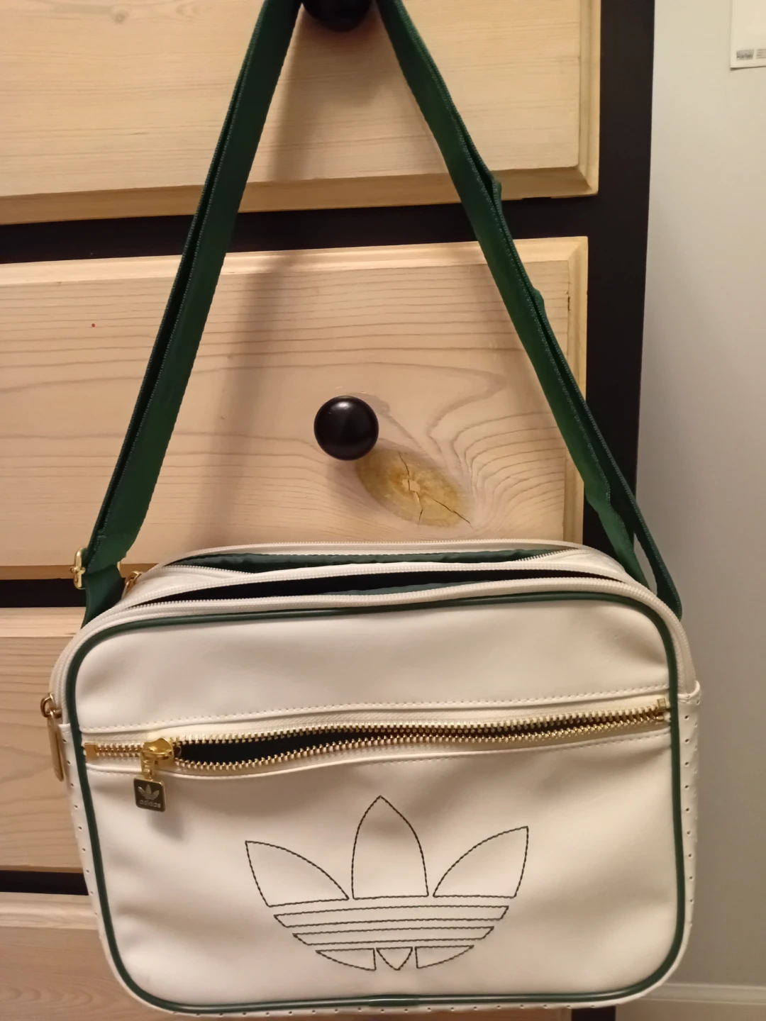 Adidas White & Green Crossbody Bag - photo 2